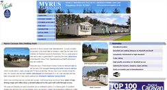 Desktop Screenshot of myruscaravanpark.co.uk